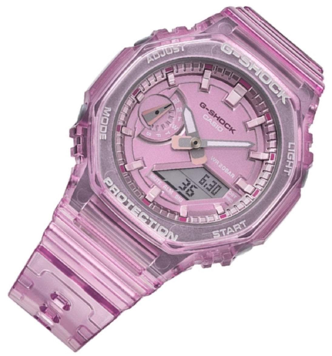 Casio G-Shock GMA-S2100SK-4A Digital Analog Rubber Strap Watch For Women-Watch Portal Philippines