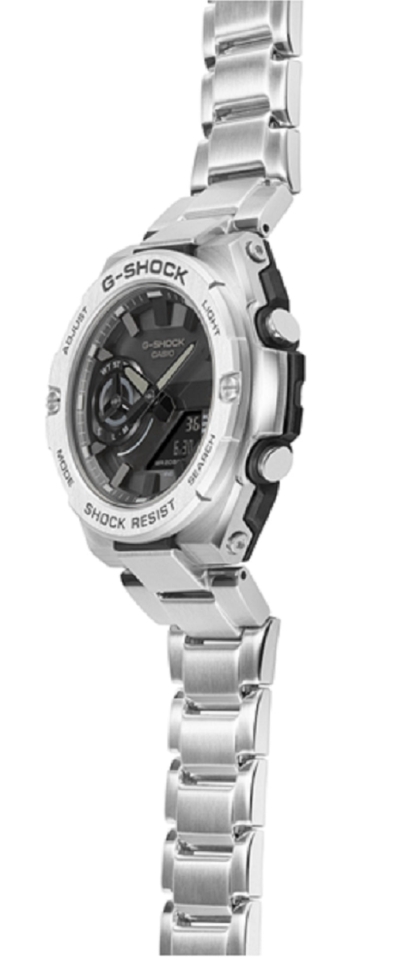 Casio G-shock GST-B500D-1A1 Solar Digital Analog Stainless Steel Strap Watch for Men-Watch Portal Philippines