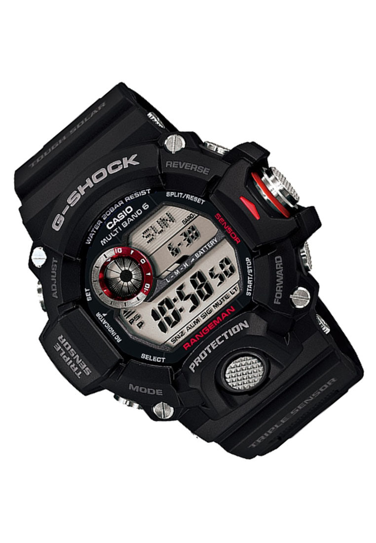 Casio G shock GW 9400 1DR Digital Rubber Strap Watch