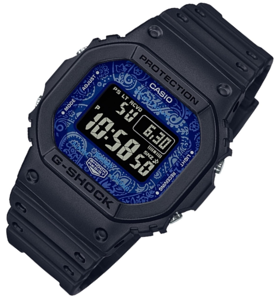 Casio G-shock GW-B5600BP-1DR Bluetooth Solar Digital Rubber Strap Watch-Watch Portal Philippines