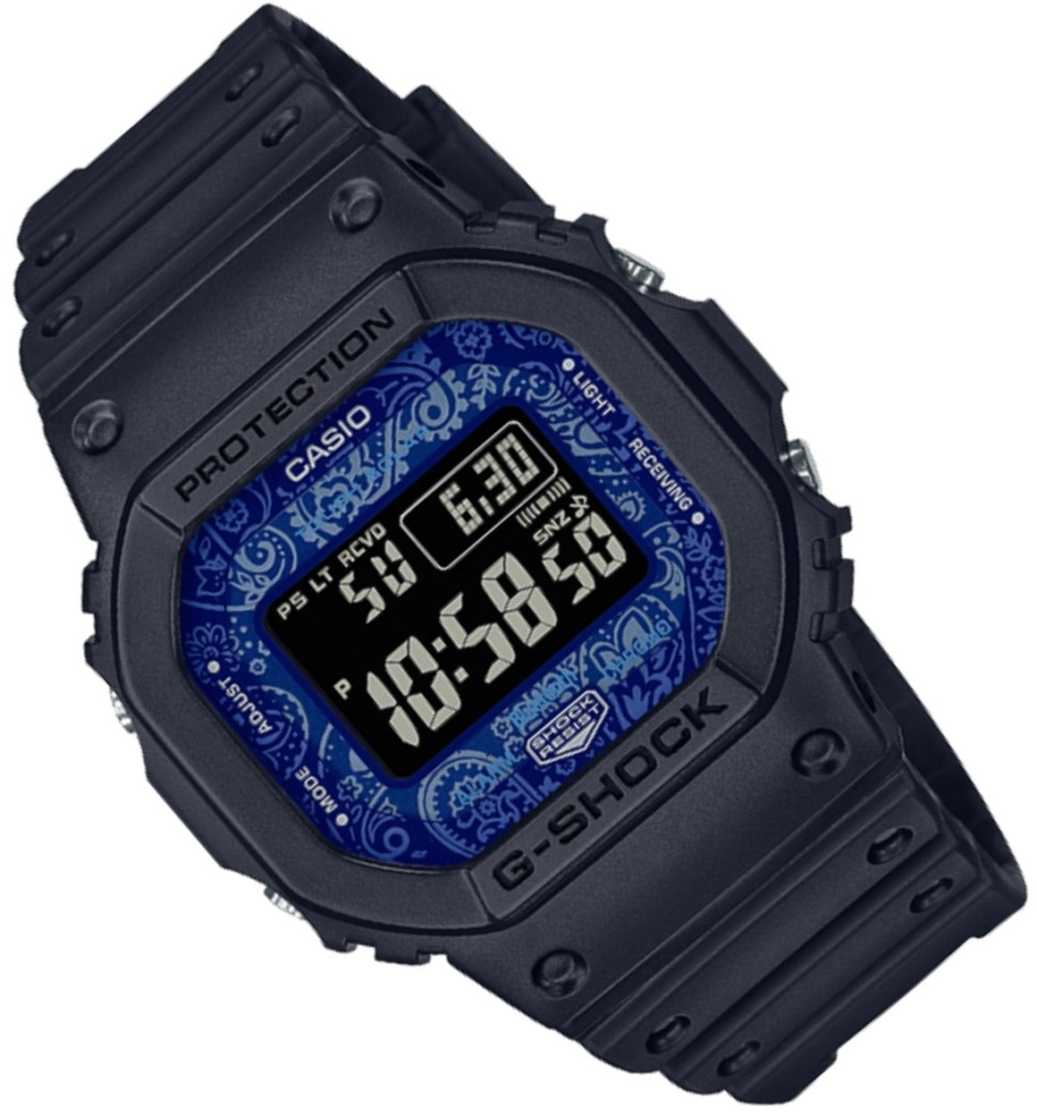 Casio G-shock GW-B5600BP-1DR Bluetooth Solar Digital Rubber Strap Watch-Watch Portal Philippines