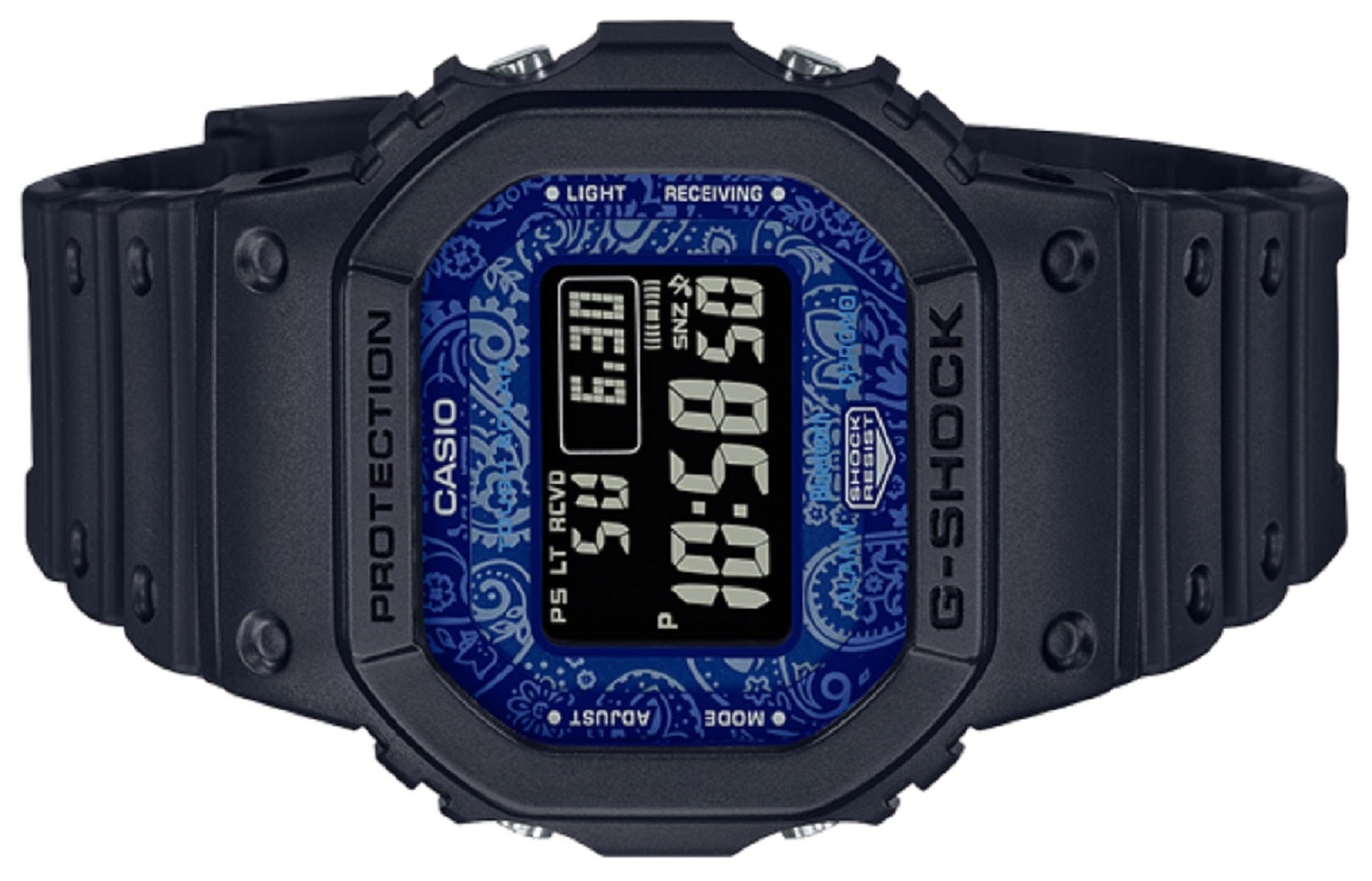 Casio G-shock GW-B5600BP-1DR Bluetooth Solar Digital Rubber Strap Watch-Watch Portal Philippines