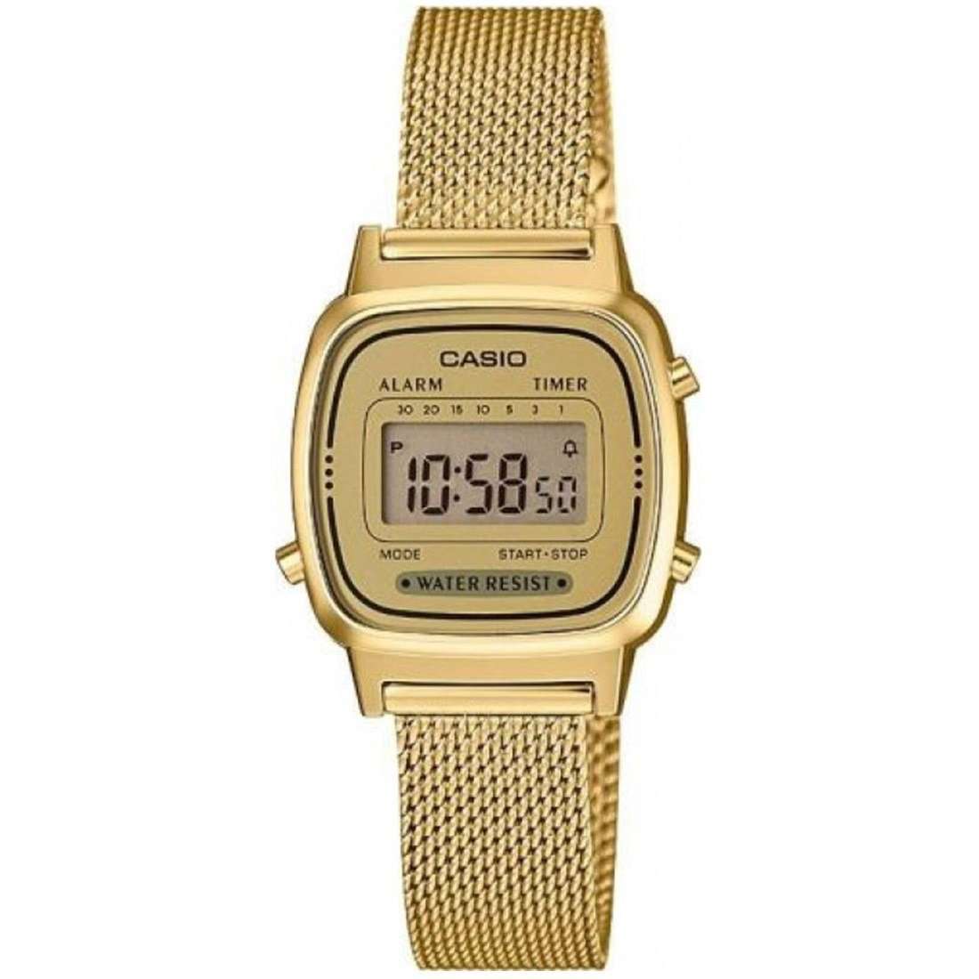 Casio LA670WEMY 9DF Gold Mesh Watch for Women Watch Portal