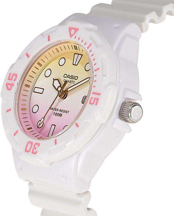 Casio LRW-200H-4E2VDF White Resin Strap Watch for Women |