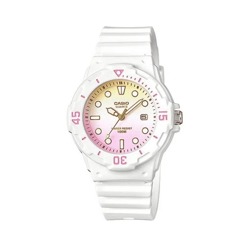 Casio LRW-200H-4E2VDF White Resin Strap Watch for Women |