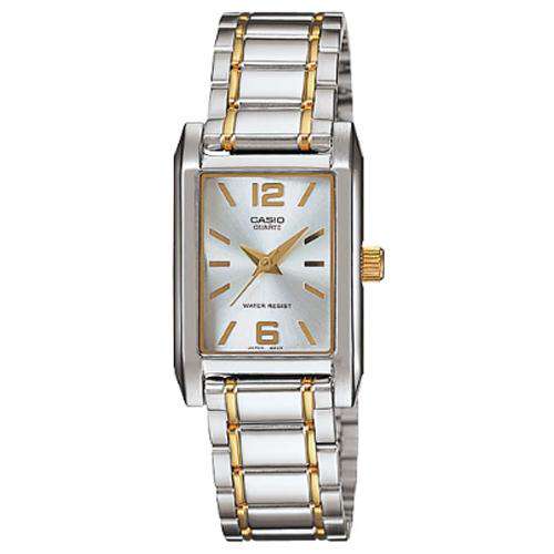 Casio two tone hot sale ladies watch