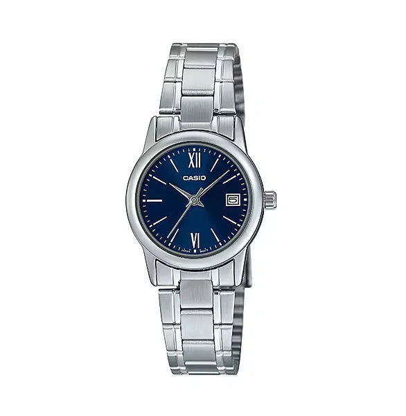 Casio LTP-V002D-2B3 Analog Stainless Steel Strap Watch For Women-Watch Portal Philippines