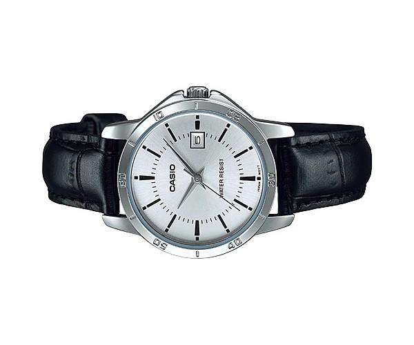 Casio LTP-V004L-7A Black Leather Strap Watch for Women-Watch Portal Philippines