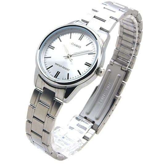 Casio LTP-V005D-7A Silver Stainless Steel Strap Watch for Women-Watch Portal Philippines