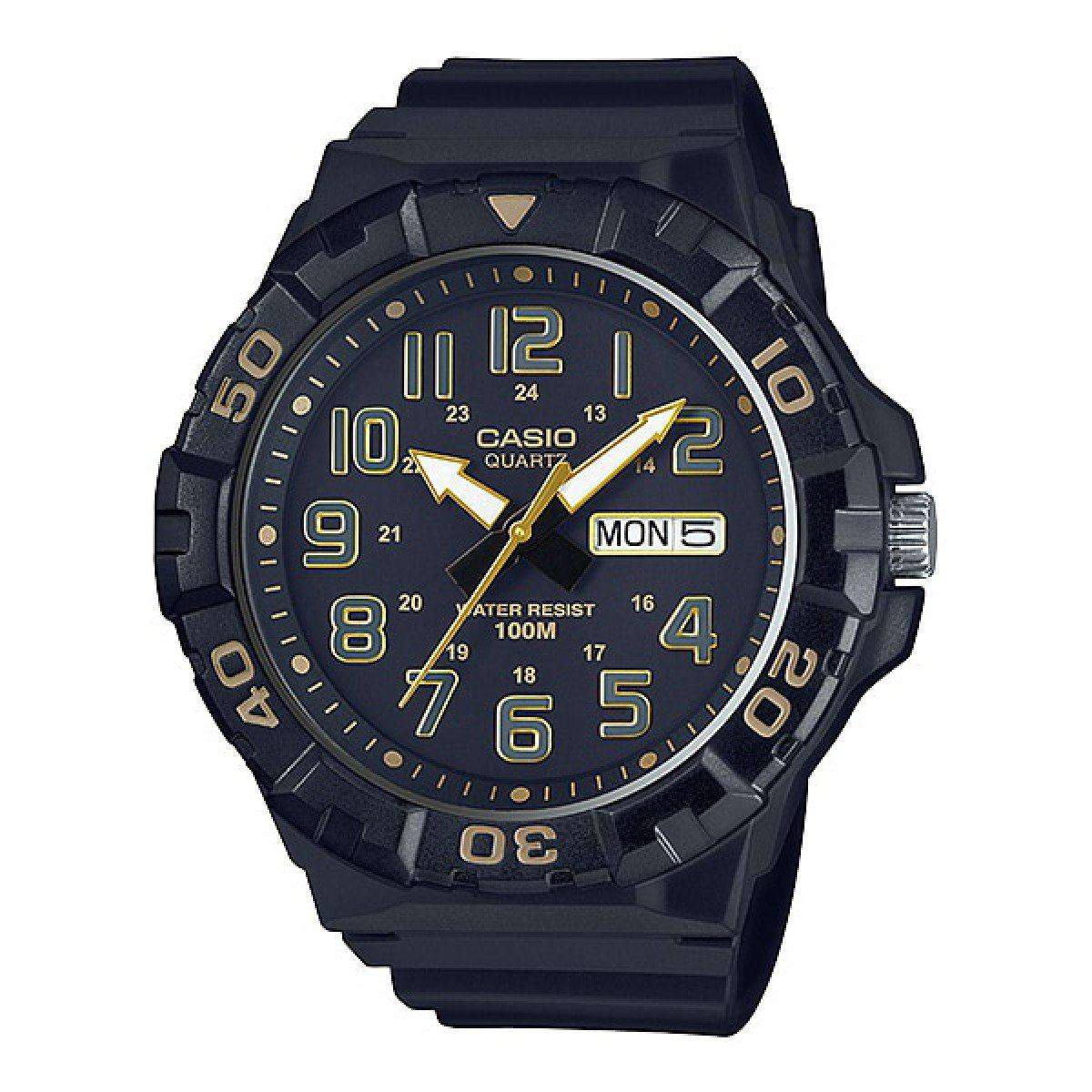 Black shop analog watch