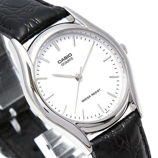 Casio MTP-1094E-7ADF Black Leather Strap Watch for Men-Watch Portal Philippines