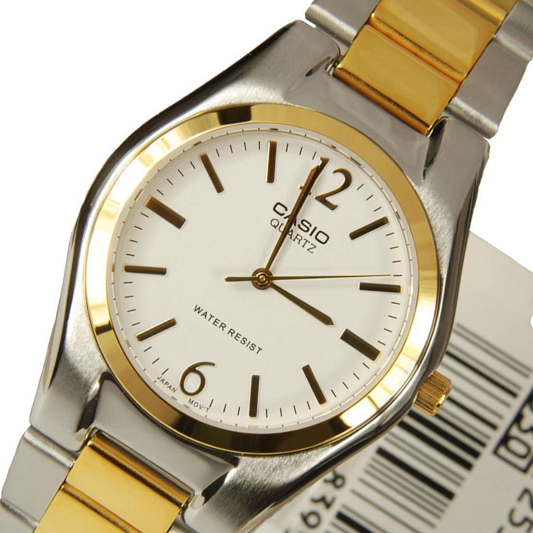 Casio MTP 1253SG 7ADF Two Tone Stainless Steel Strap Watch