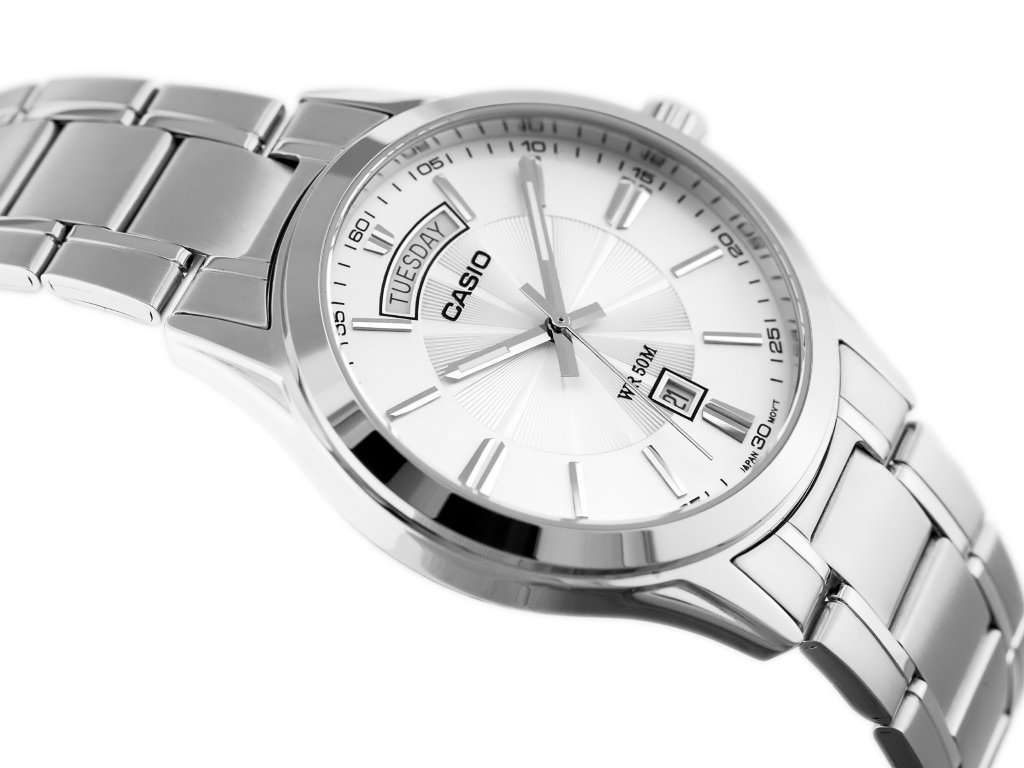 Casio MTP-1381D-7AVDF Silver Stainless Watch for Men-Watch Portal Philippines