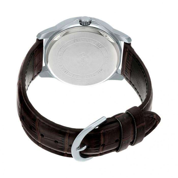 Casio MTP-V002L-7B2 Brown Leather Watch for Men-Watch Portal Philippines