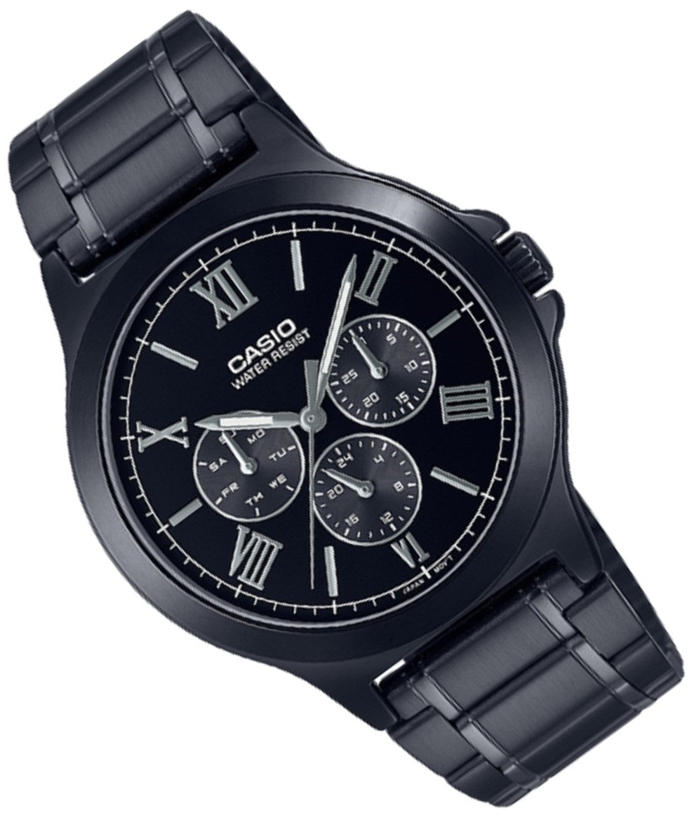 Black stainless steel discount watches for men