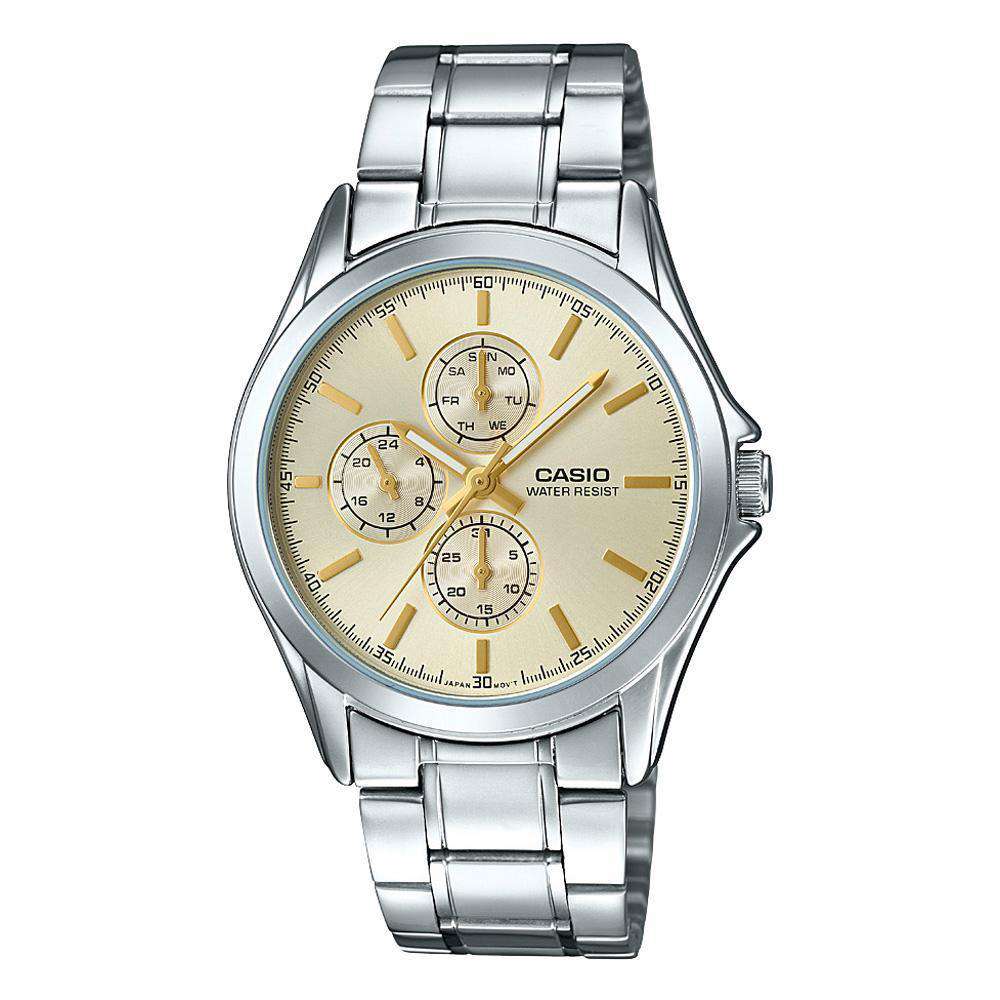 Casio MTP-V302D-9A Silver Stainless Watch for Men | Watch