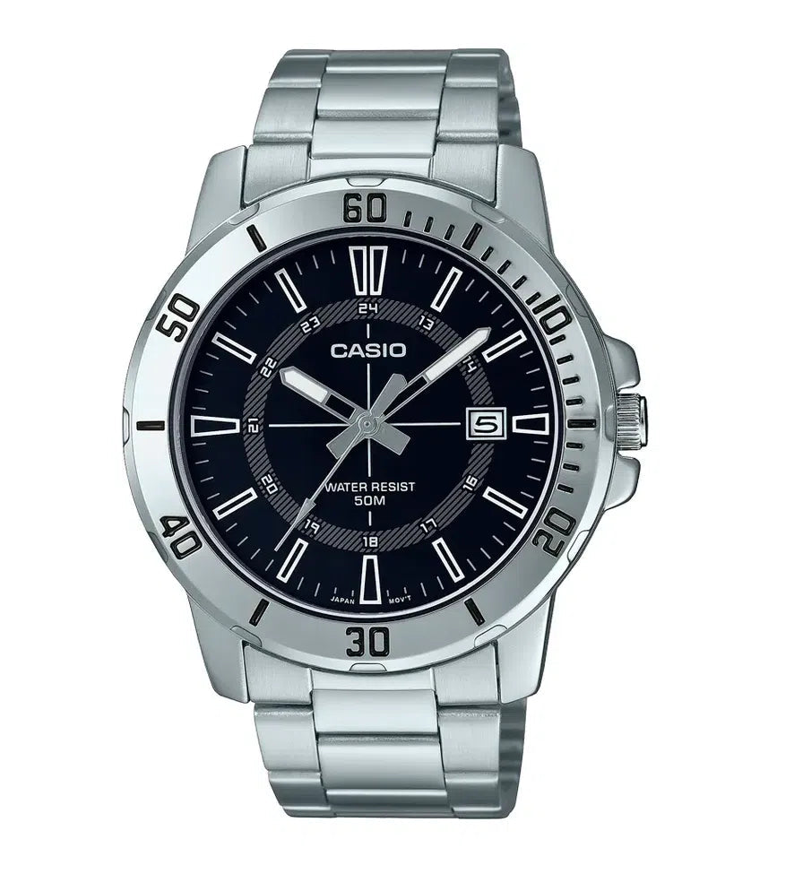 Casio MTP-VD01D-1C Analog Stainless Steel Strap Watch For Men-Watch Portal Philippines