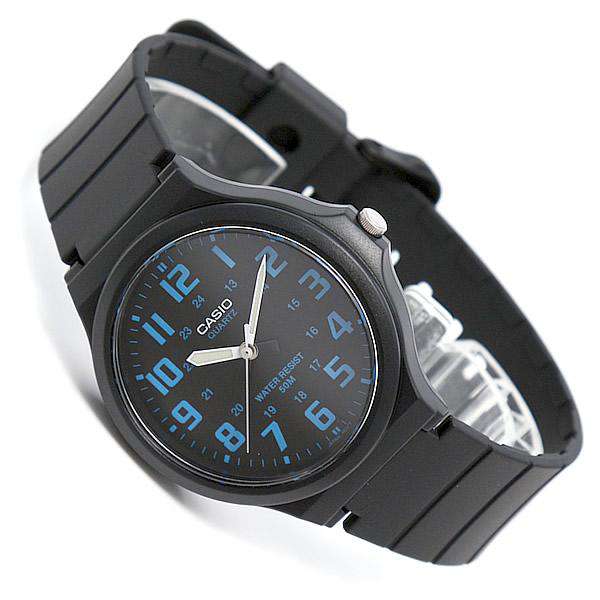 Casio MW-240-2BVDF Black Resin Strap Watch for Men | Watch