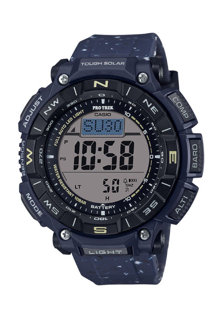 Casio Pro Trek PRG-340SC-2DR Digital Rubber Strap Solar Watch for Men-Watch Portal Philippines
