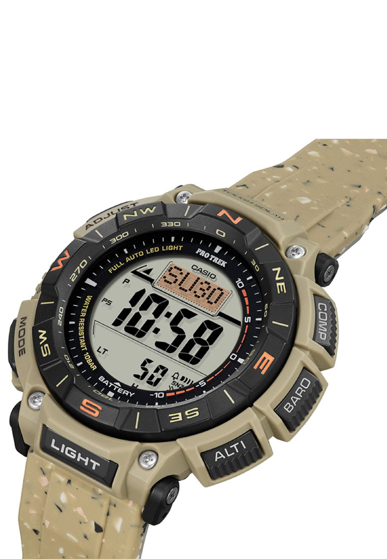 Casio Pro Trek PRG-340SC-5DR Digital Rubber Strap Solar Watch for Men-Watch Portal Philippines