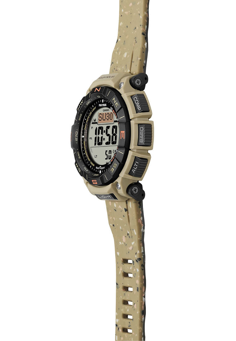 Casio Pro Trek PRG-340SC-5DR Digital Rubber Strap Solar Watch for Men-Watch Portal Philippines