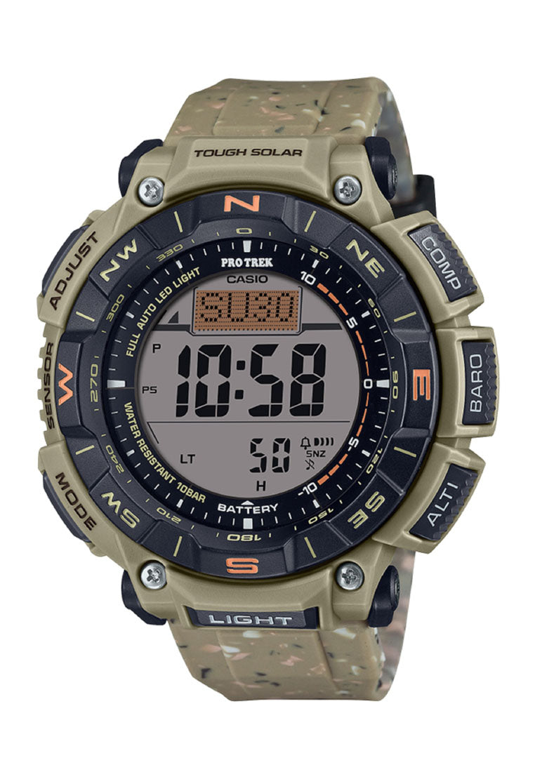 Casio Pro Trek PRG 340SC 5DR Digital Rubber Strap Solar Watch for Men