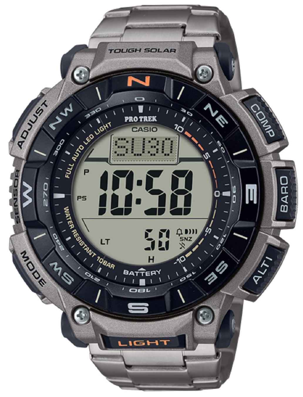 Casio Pro Trek PRG 340T 7DR Digital Stainless Steel Strap Watch For Me