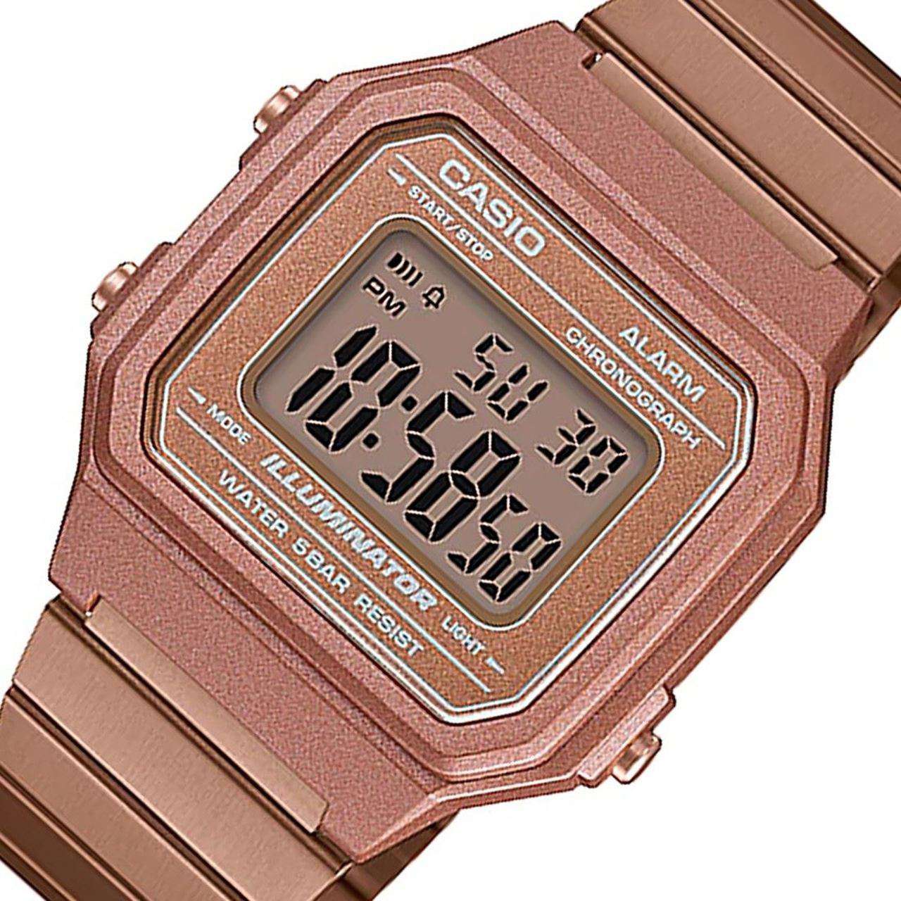 Casio Vintage B650WC 5A Rose Gold Watch for Men and Women