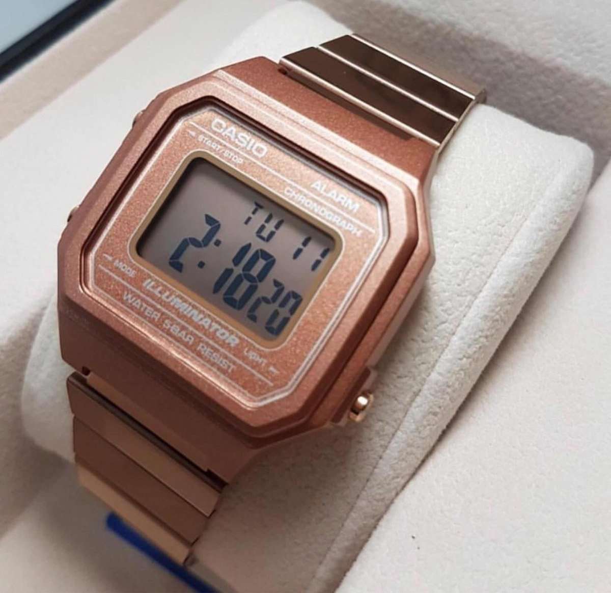 Casio rose sale gold b650