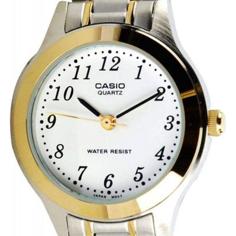 Casio Vintage LTP-1128G-7BRDF Silver & Gold Stainless Steel