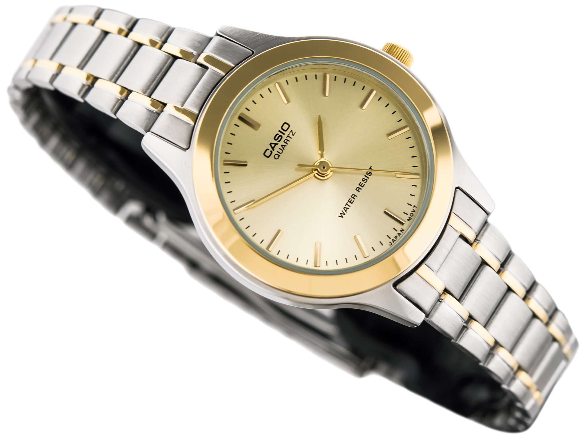 Casio Vintage LTP-1128G-9AR Silver & Gold Stainless Watch