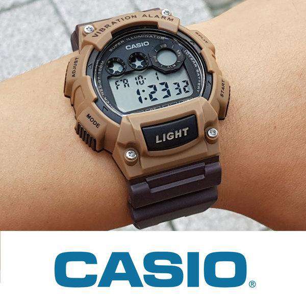 Casio W 735H 5A Brown Resin Watch for Men Watch Portal