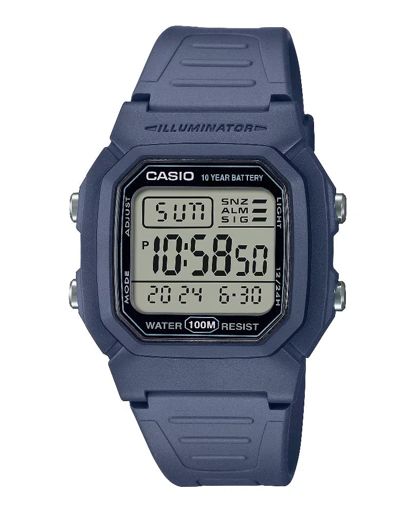 Casio digital watch rubber strap sale