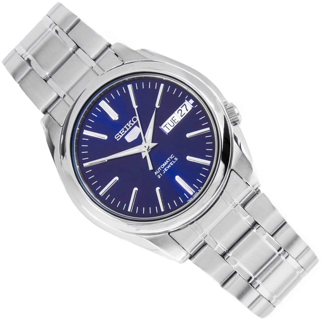 Seiko 5 SNKL43K1 Silver Stainless Automatic Watch Men-Watch Portal Philippines