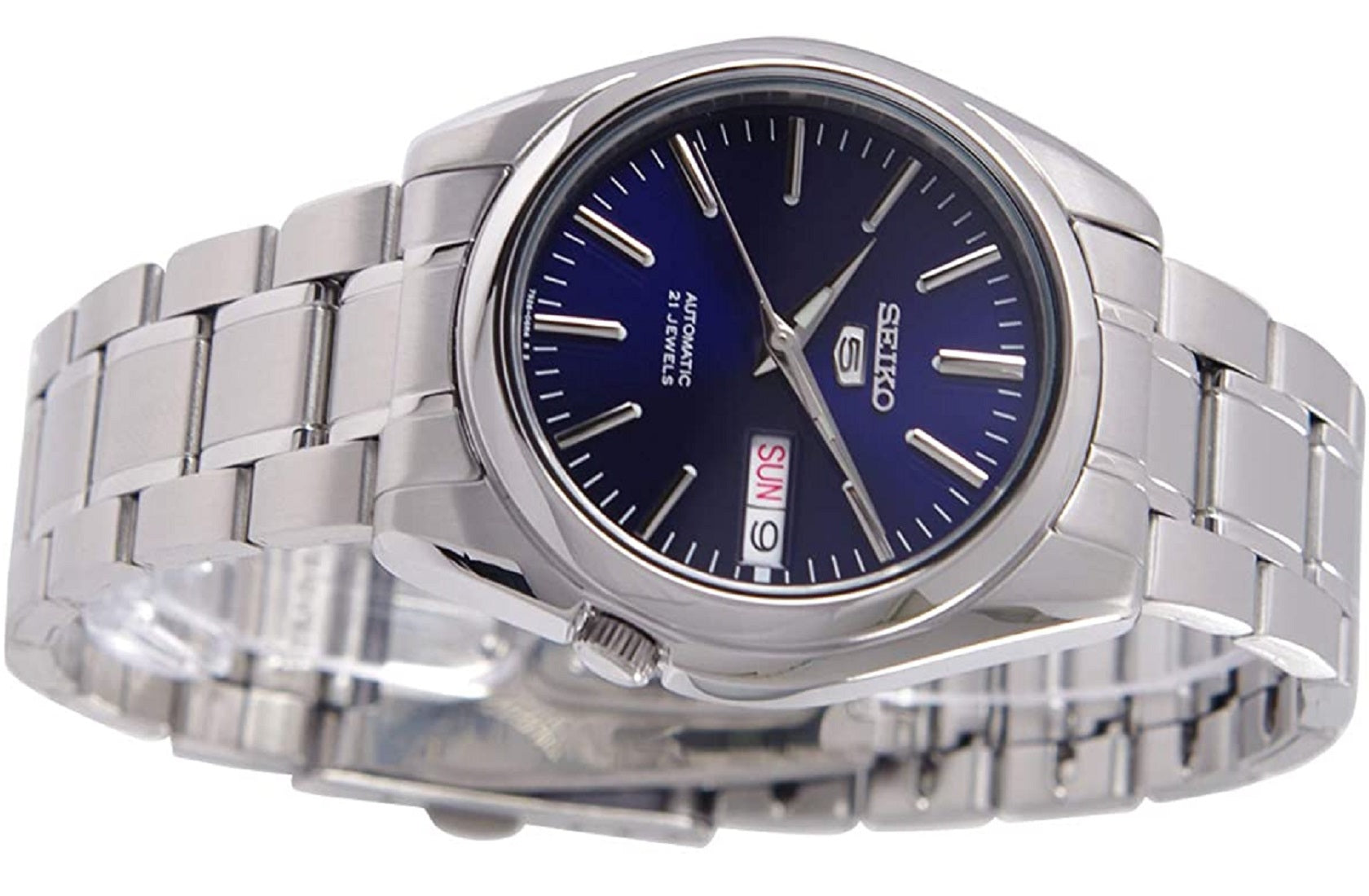 Seiko 5 SNKL43K1 Silver Stainless Automatic Watch Men-Watch Portal Philippines