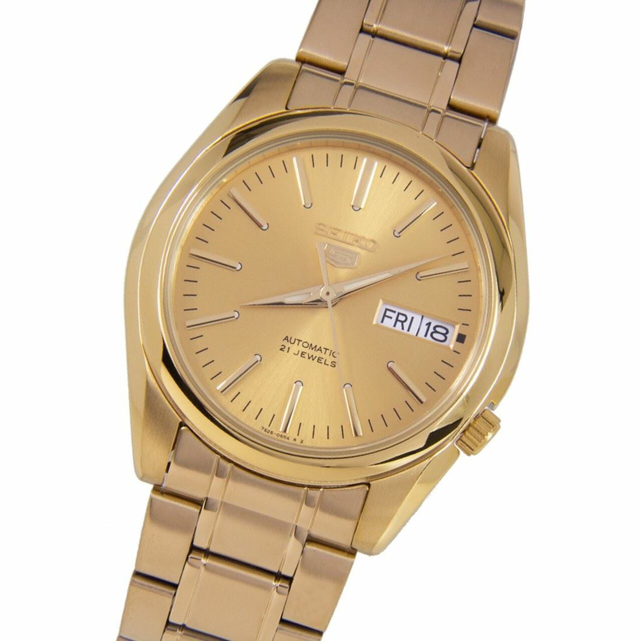 Seiko 5 SNKL48K1 Gold Stainless Automatic Watch Men-Watch Portal Philippines