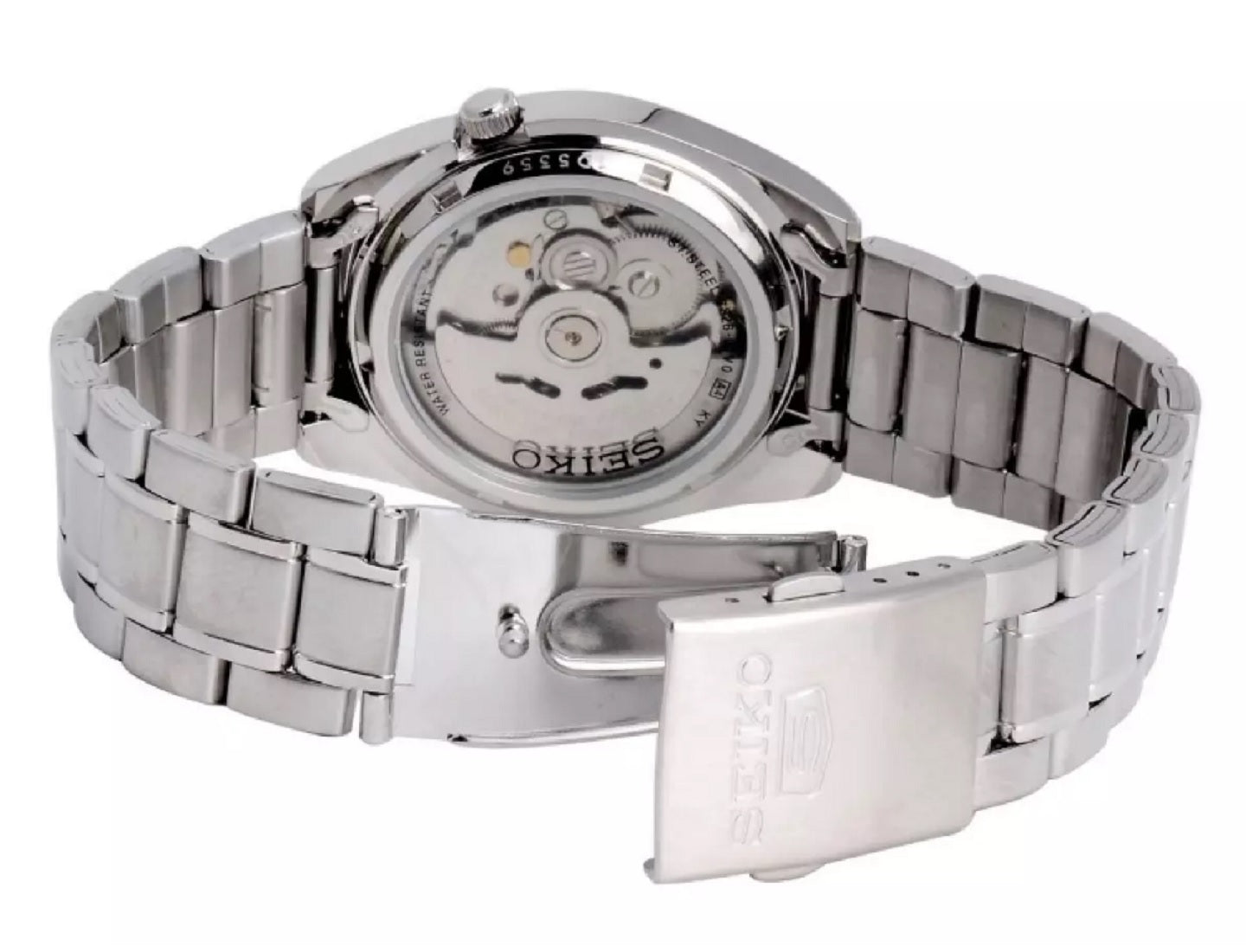 Seiko 5 SNKL51K1 Silver Stainless Automatic Watch Men-Watch Portal Philippines