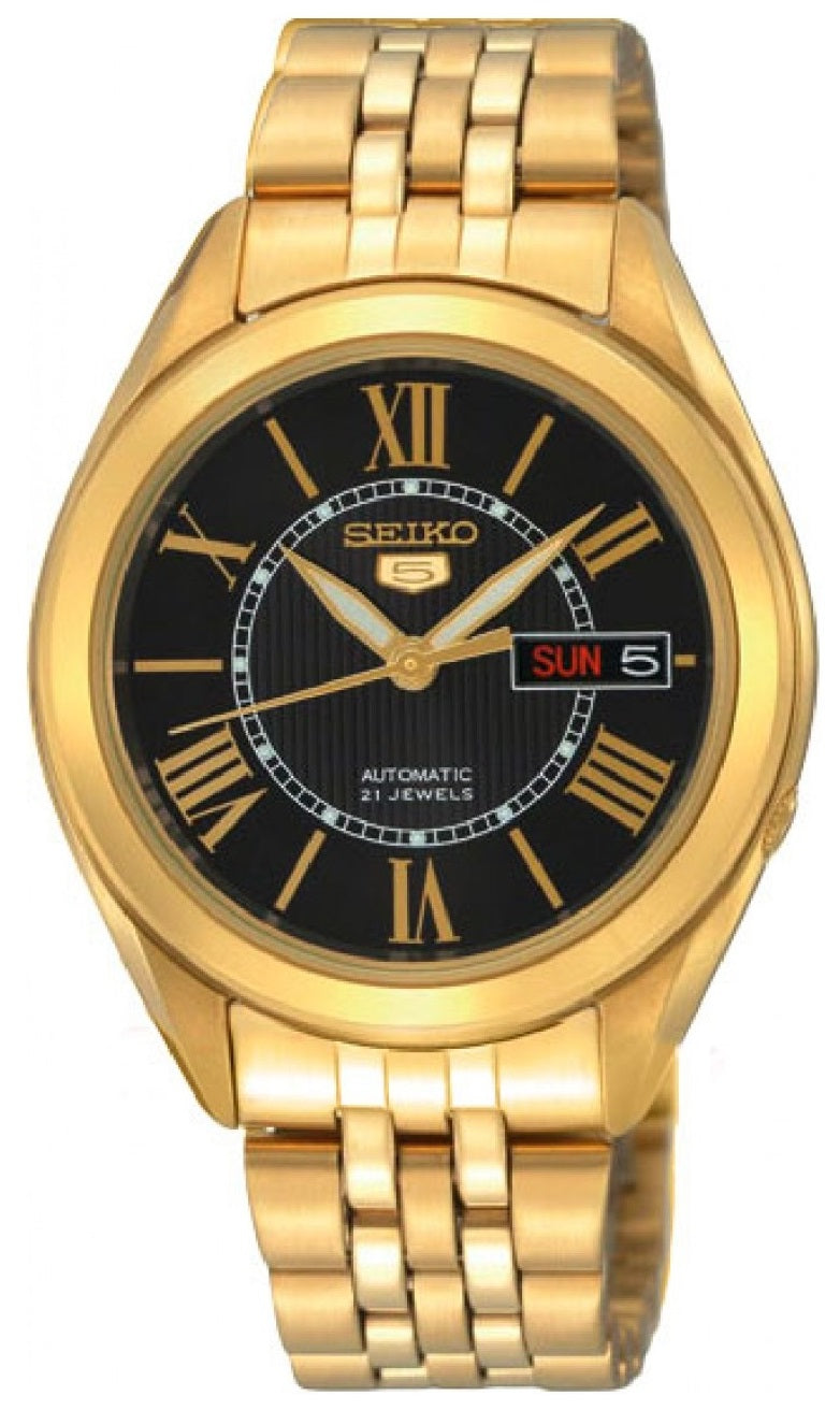 Seiko 5 Sports SNKL40K1 Gold Stainless Automatic Watch for Men-Watch Portal Philippines