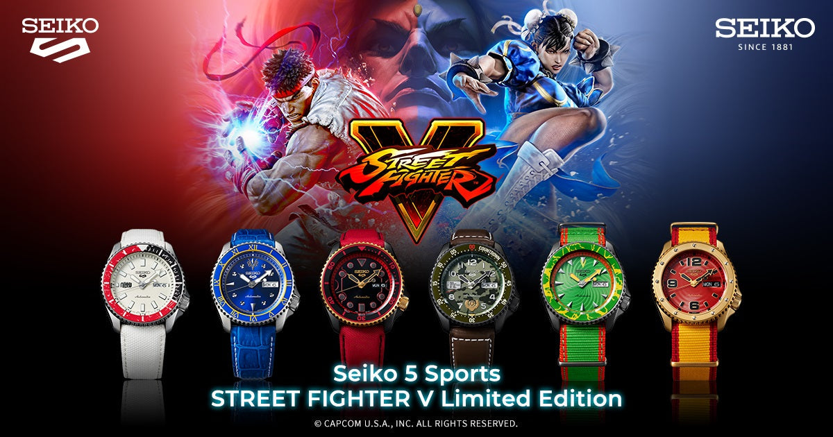 Seiko 5 SRPF19K1 Street Fighter