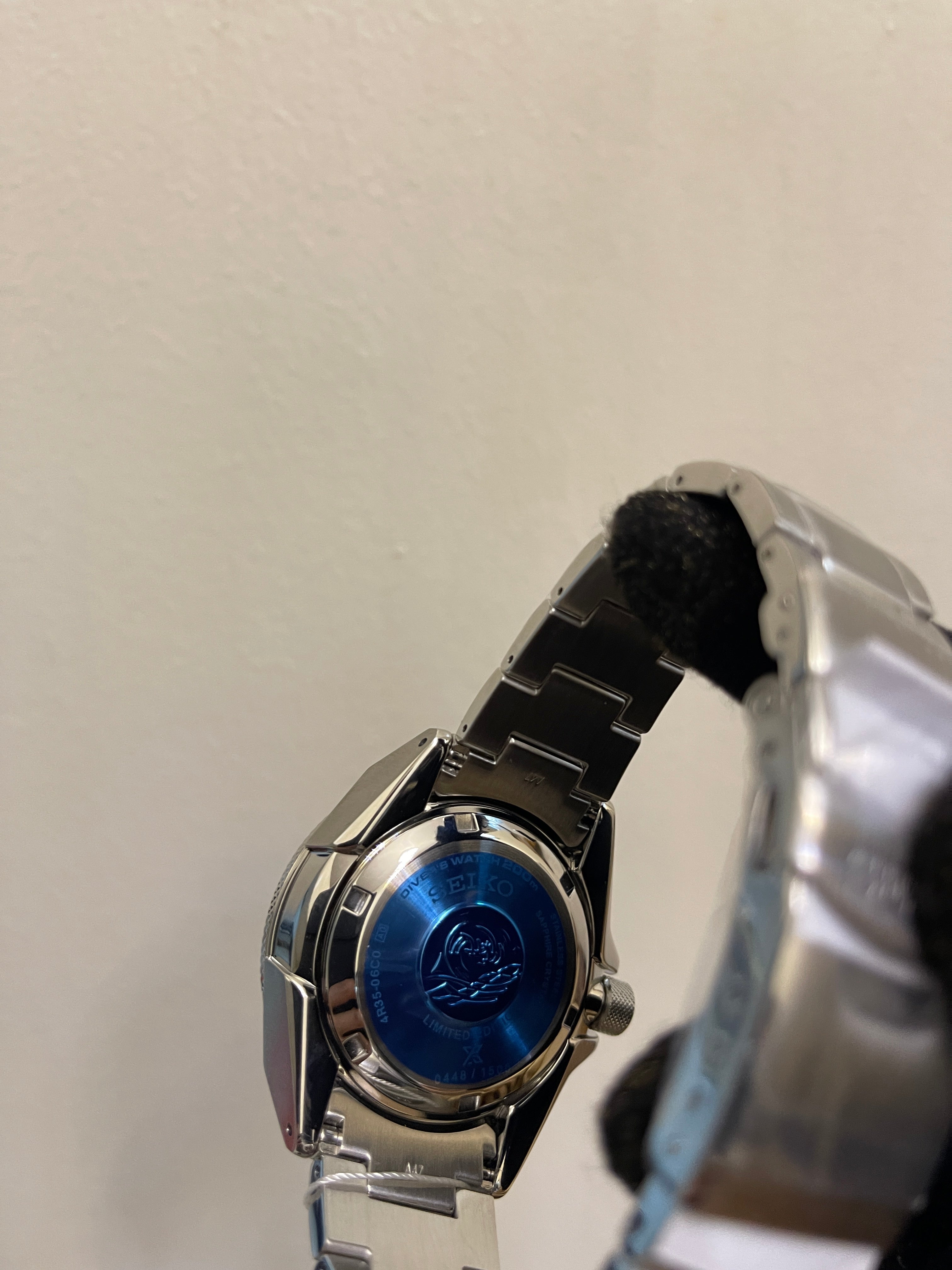 Seiko samurai caseback hot sale