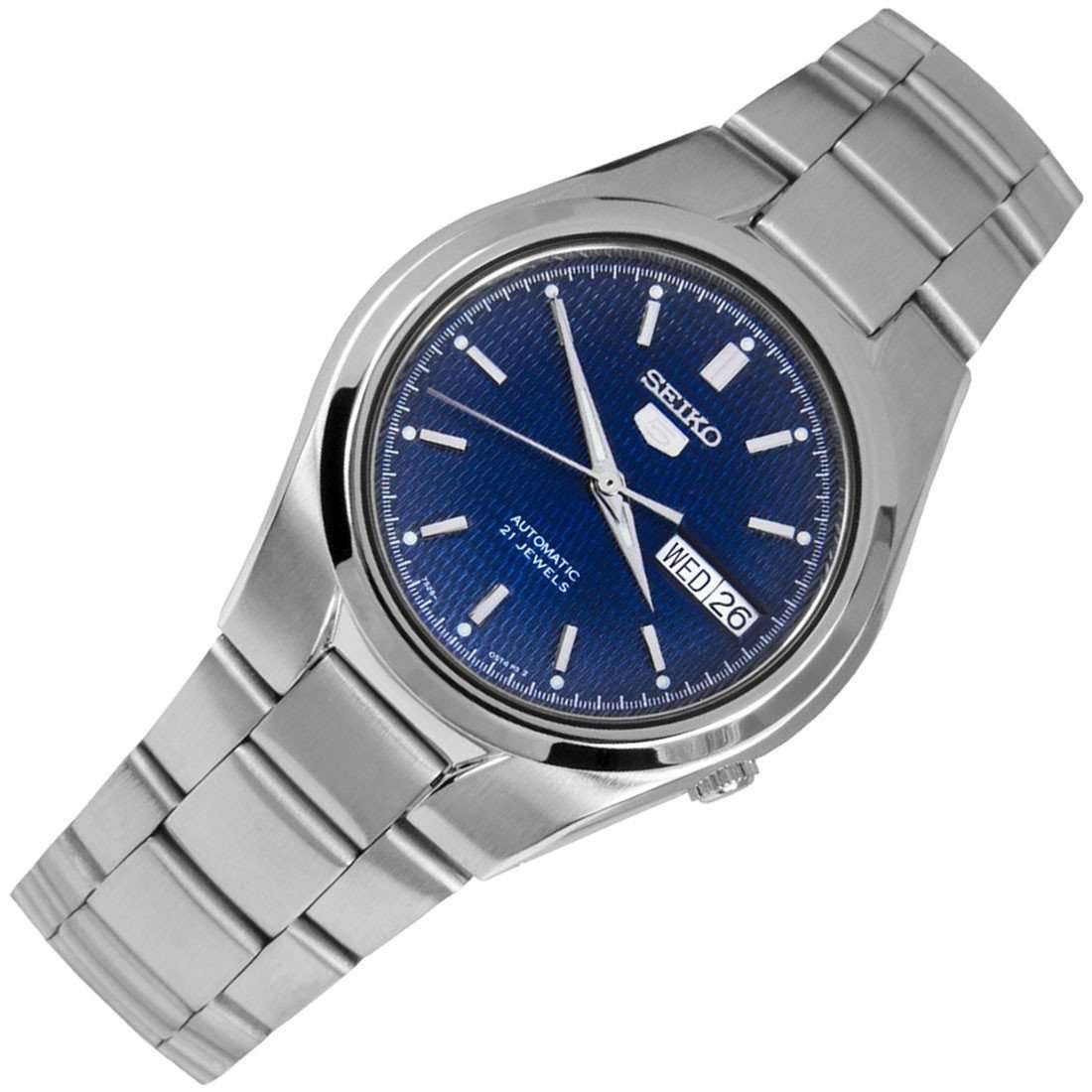 SEIKO SNK603K1 Automatic Blue Dial Silver Stainless Steel Watch for Men-Watch Portal Philippines