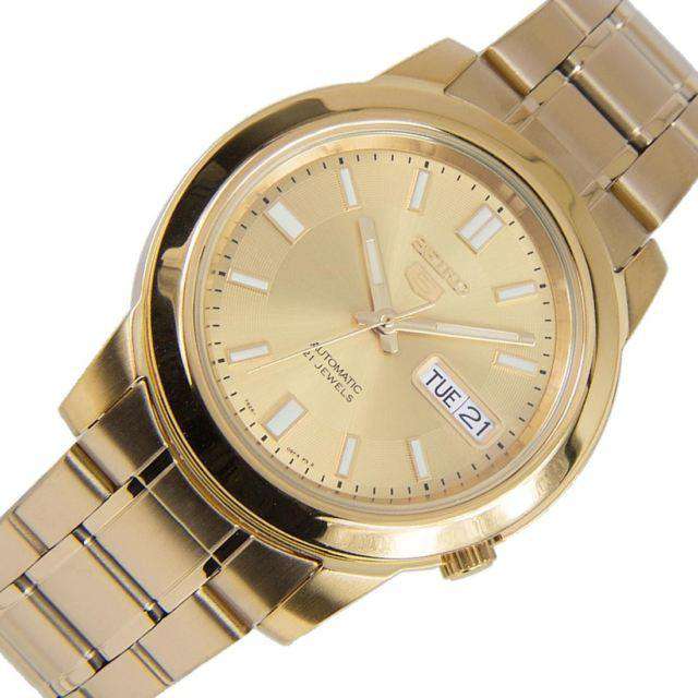 Seiko automatic best sale gold plated watch