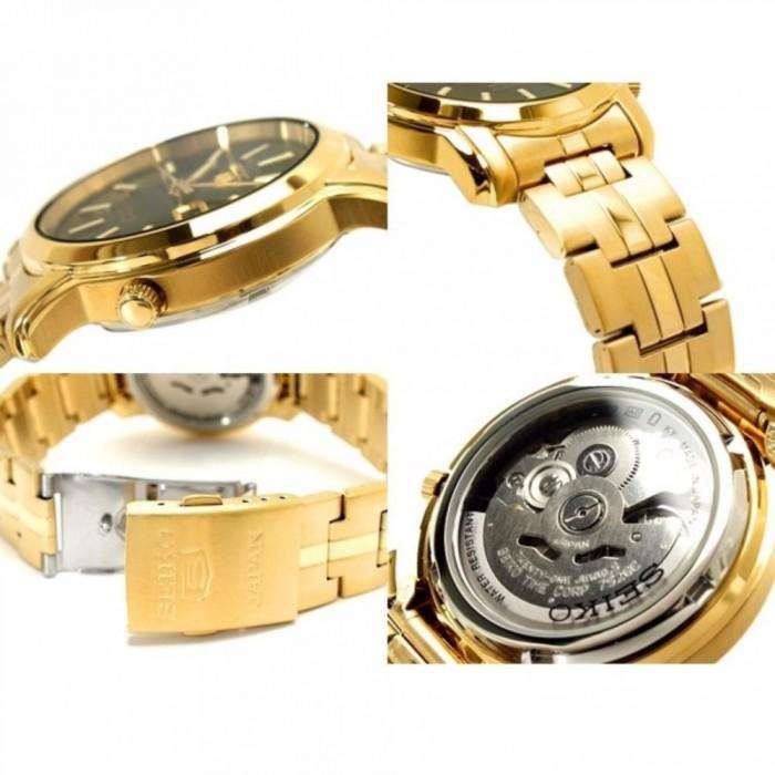 SEIKO SNKL50K1 Automatic Gold Plated Stainless Steel Watch for Men-Watch Portal Philippines