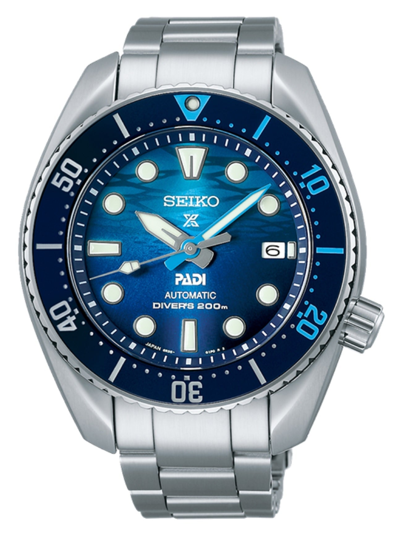 Seiko SPB375J1 Prospex Great Blue Sumo PADI Automatic Watch