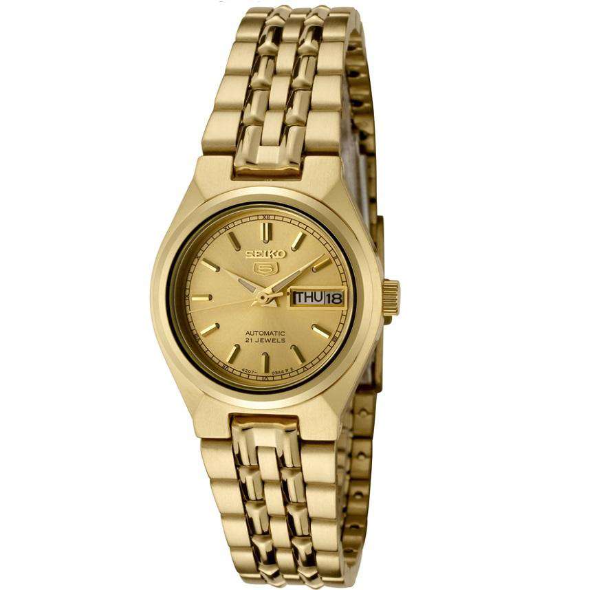 SEIKO SYMA04K1 Automatic Gold Stainless Steel Watch for