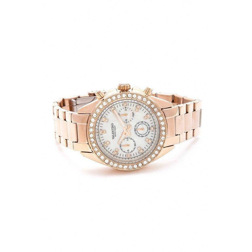 Valentino 20121662-ROSE GOLD - MOP DIAL EXCALIBUR IP ROSE GOLD STAINLESS STEEL BAND STRAP Watch for Women-Watch Portal Philippines