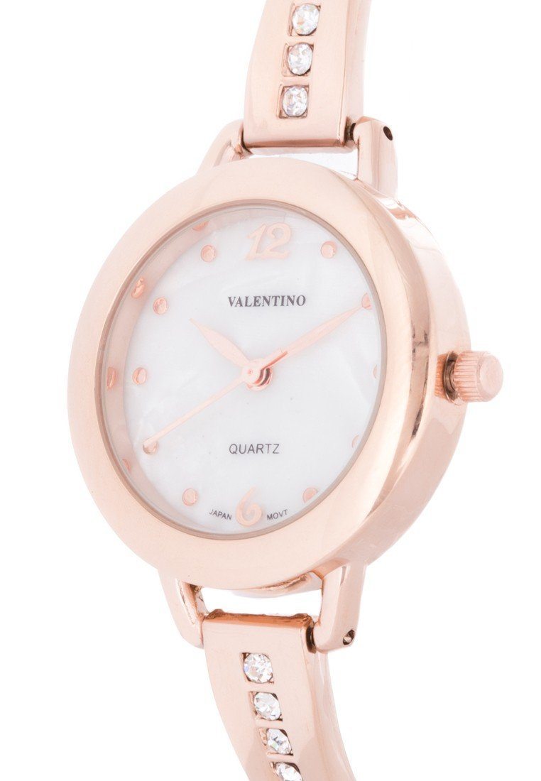 Valentino 20121981-MOP DIAL ROSE GOLD FASHION METAL - ALLOY Watch For Women-Watch Portal Philippines