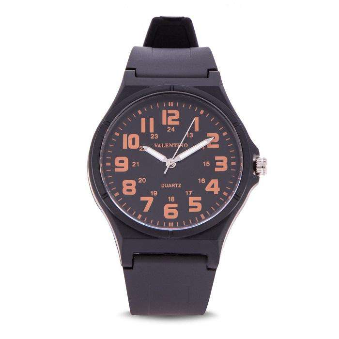 Valentino 20122084-NUMBER - BLACK DIAL BLACK RUBBER STRAP Watch for Men and  Women, Watch Portal Philippines