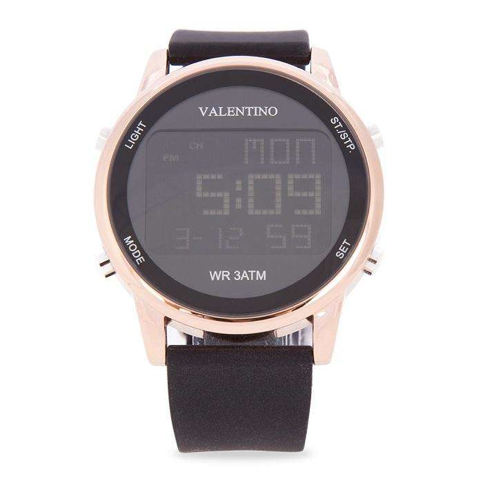 Valentino 20122084-NUMBER - BLACK DIAL BLACK RUBBER STRAP Watch for Men and  Women, Watch Portal Philippines