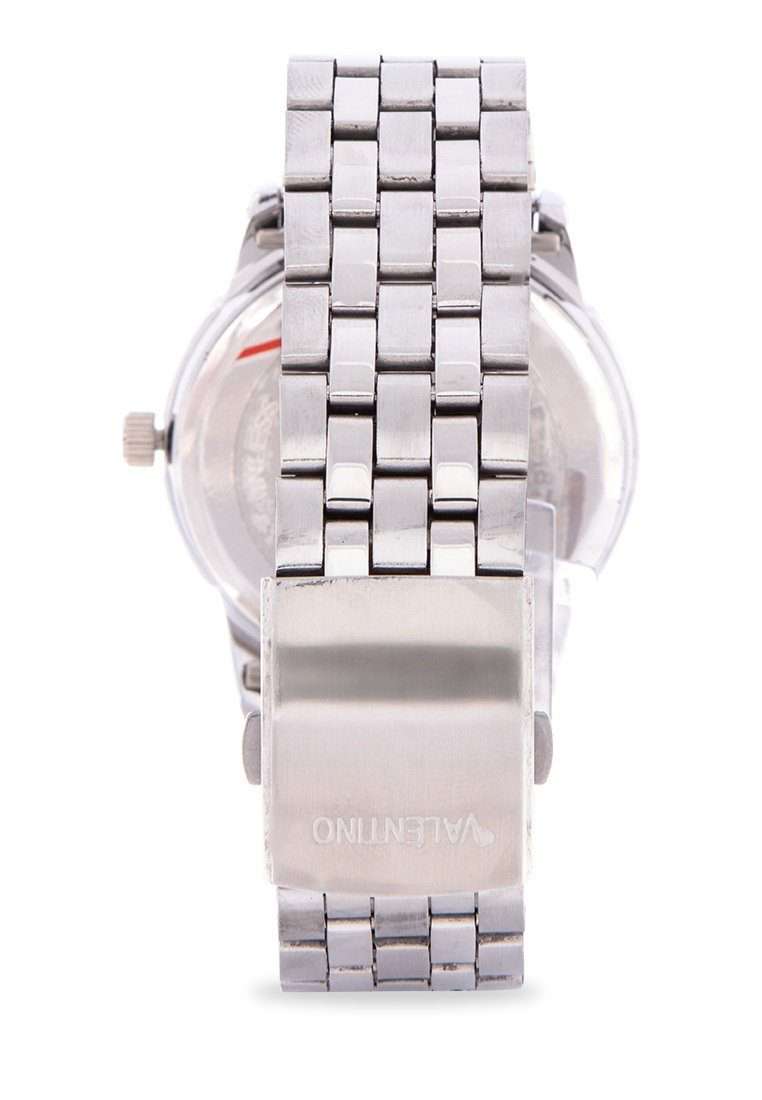 Valentino 20122123-SIL - GOLD INDEX Silver Stainless Steel Band Watch for Men-Watch Portal Philippines